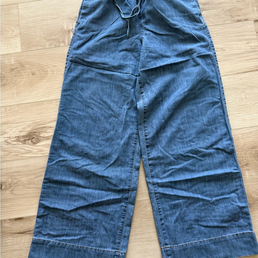 H&M Wide-Leg Denim Pants